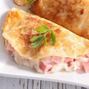 Crepes Formaggio e Bacon